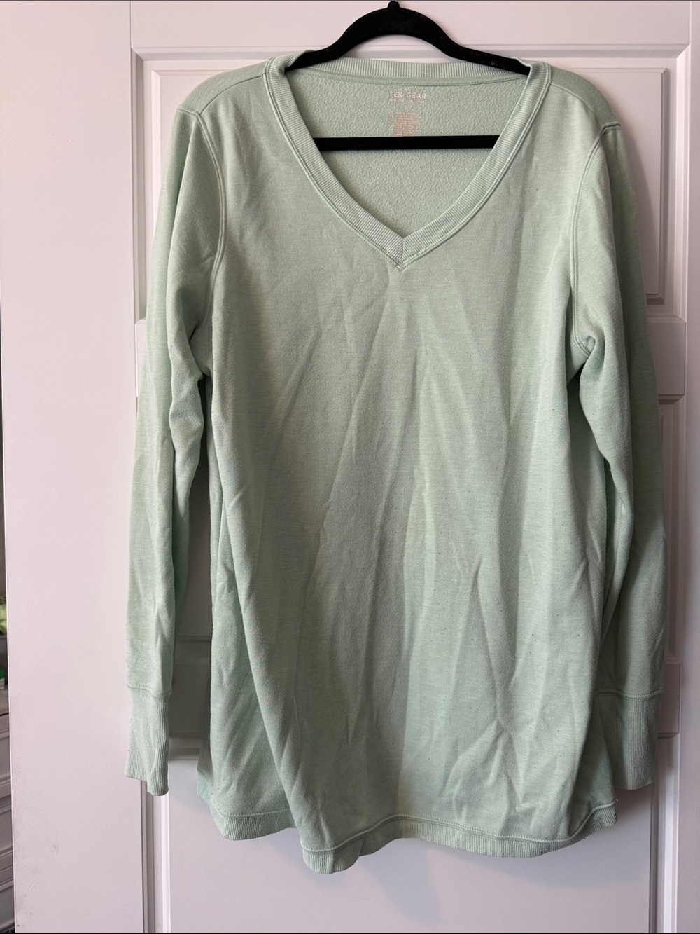 tek gear Mint Green V-Neck Sweater
